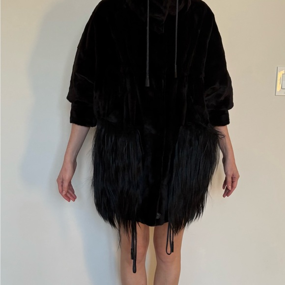 Prada Women's Black Fur Coat - Picture 8 of 10